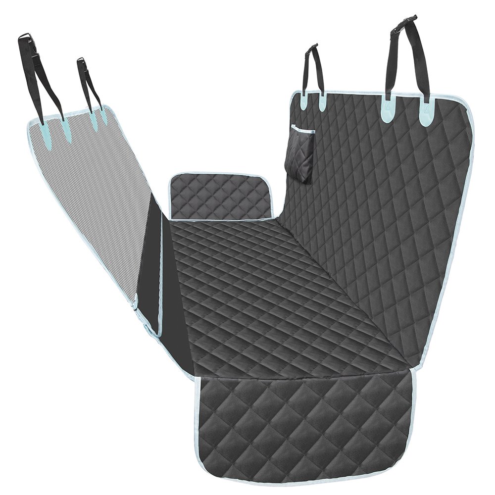 Dog Seat Covers with Detachable Mesh Window P3355