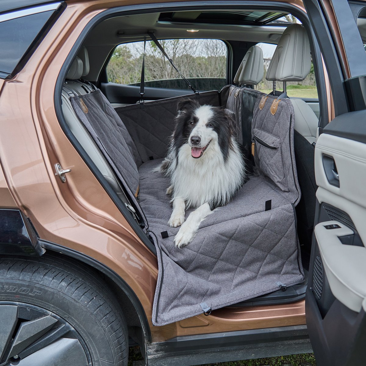 Deluxe Pet Car Seat Hammock with Seat Extender P3428